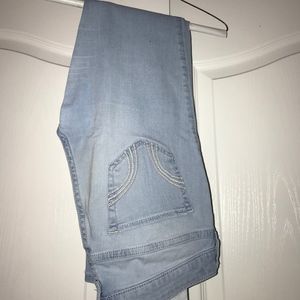 Light Wash Hollister Jean Leggings (Short)